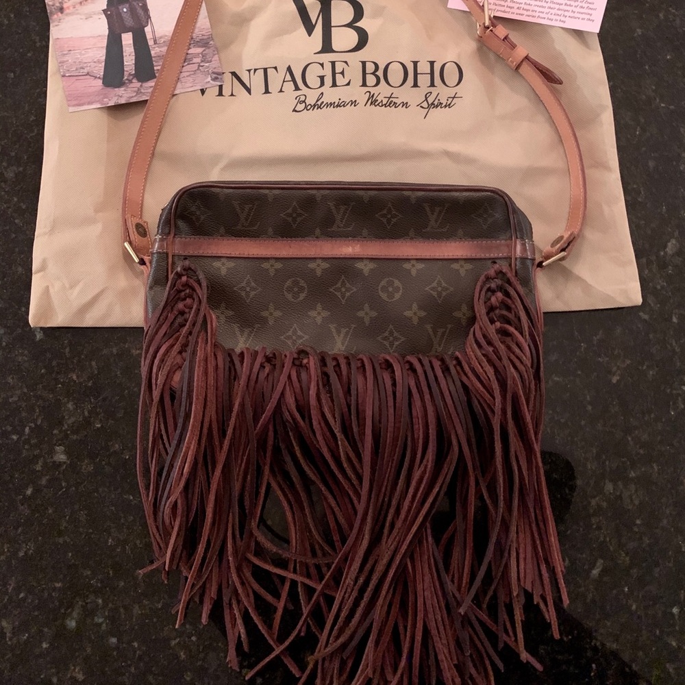 Vintage Boho Louis Vuitton Bag, Authentic